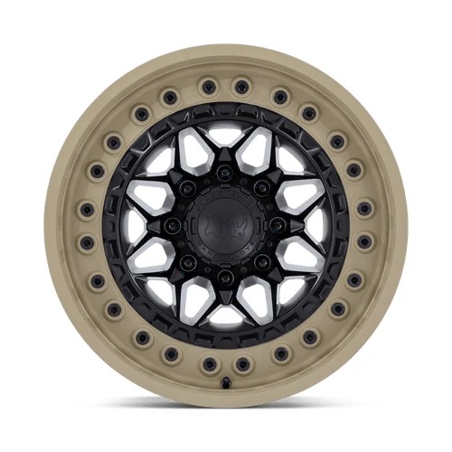 20 Inch MATTE BLACK W/ SAND LIP 8 Lug Rims BR008MD20108018N