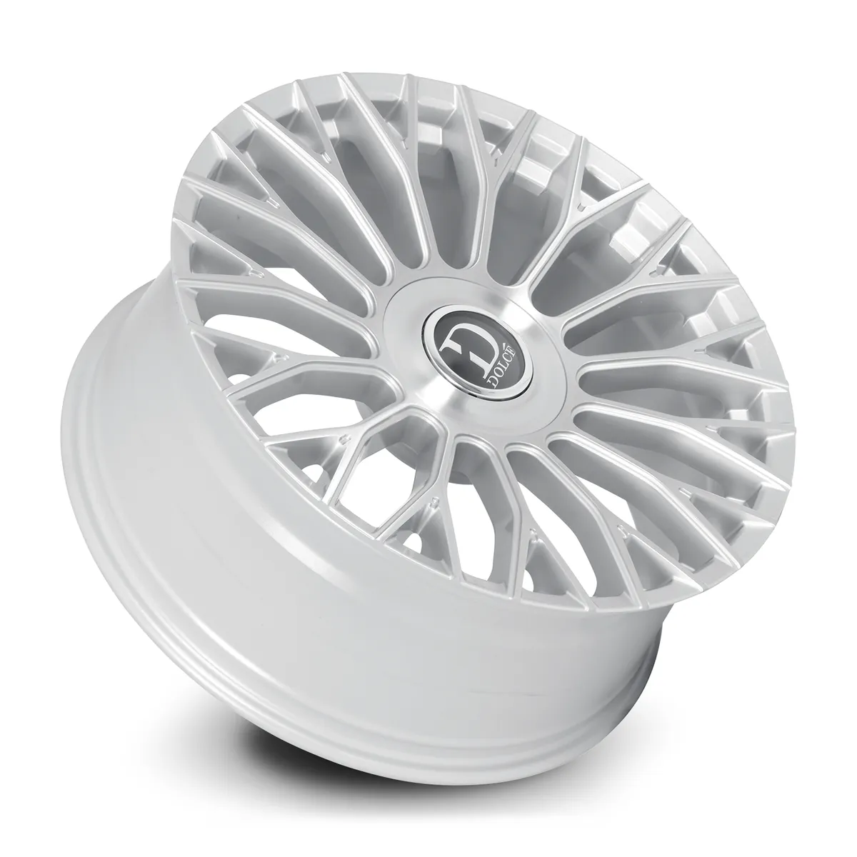 22 Inch Gloss Silver Brush Face Unknown Rims ROMA-2210500GSBF