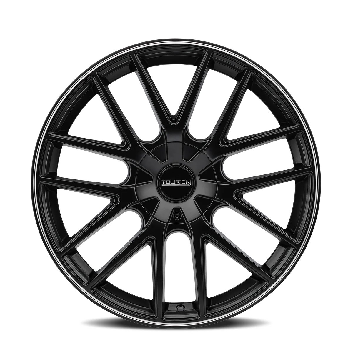 17 Inch Matte Black Machined 4X100 Rims 3260-7701MB