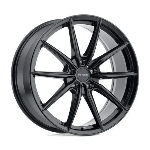 PETROL P4B Wheels GLOSS BLACK 20x8.5 Rims 5x114.3mm ET+40mm 20x8.5 P4B GLOSS BLACK Wheels 5x114.3 Bolt Pattern ET40