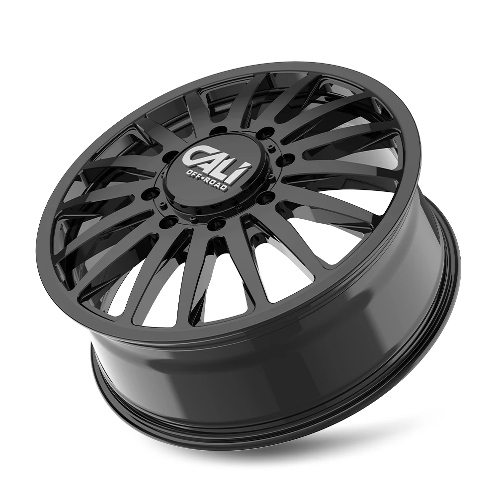 20 Inch Gloss Black 8 Lug Dually Rims 9110D-2877GBF115