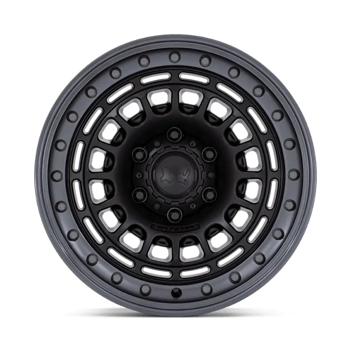 17 Inch MATTE BLACK W/ GUNMETAL LIP 5 Lug Jeep Rims BR014MA17905000