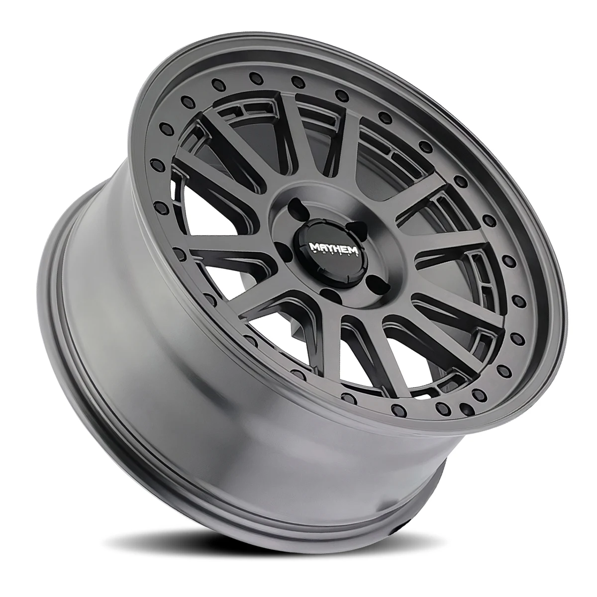 Compass Matte Gunmetal Rims for Jeep Wrangler, Jeep Grand Cherokee, Jeep Gladiator
