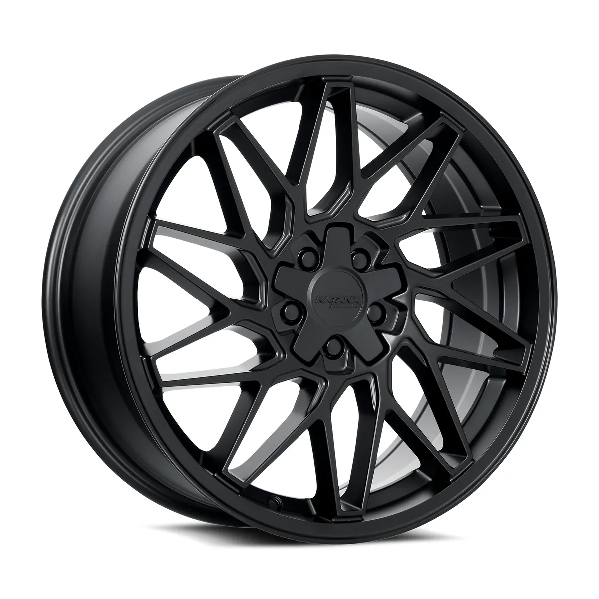 Kr09 Matte Black Rims 18x8 5X110/5X114.3 ET40