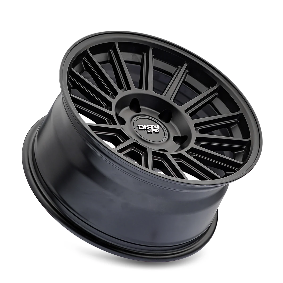 Journey Satin Black Rims for Jeep Wrangler, Jeep Grand Cherokee, Jeep Gladiator