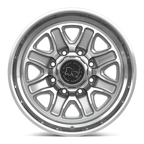 18 Inch GLOSS SILVER W/ MACHINED FACE 8 Lug Chevy Rims BR032SD18908812