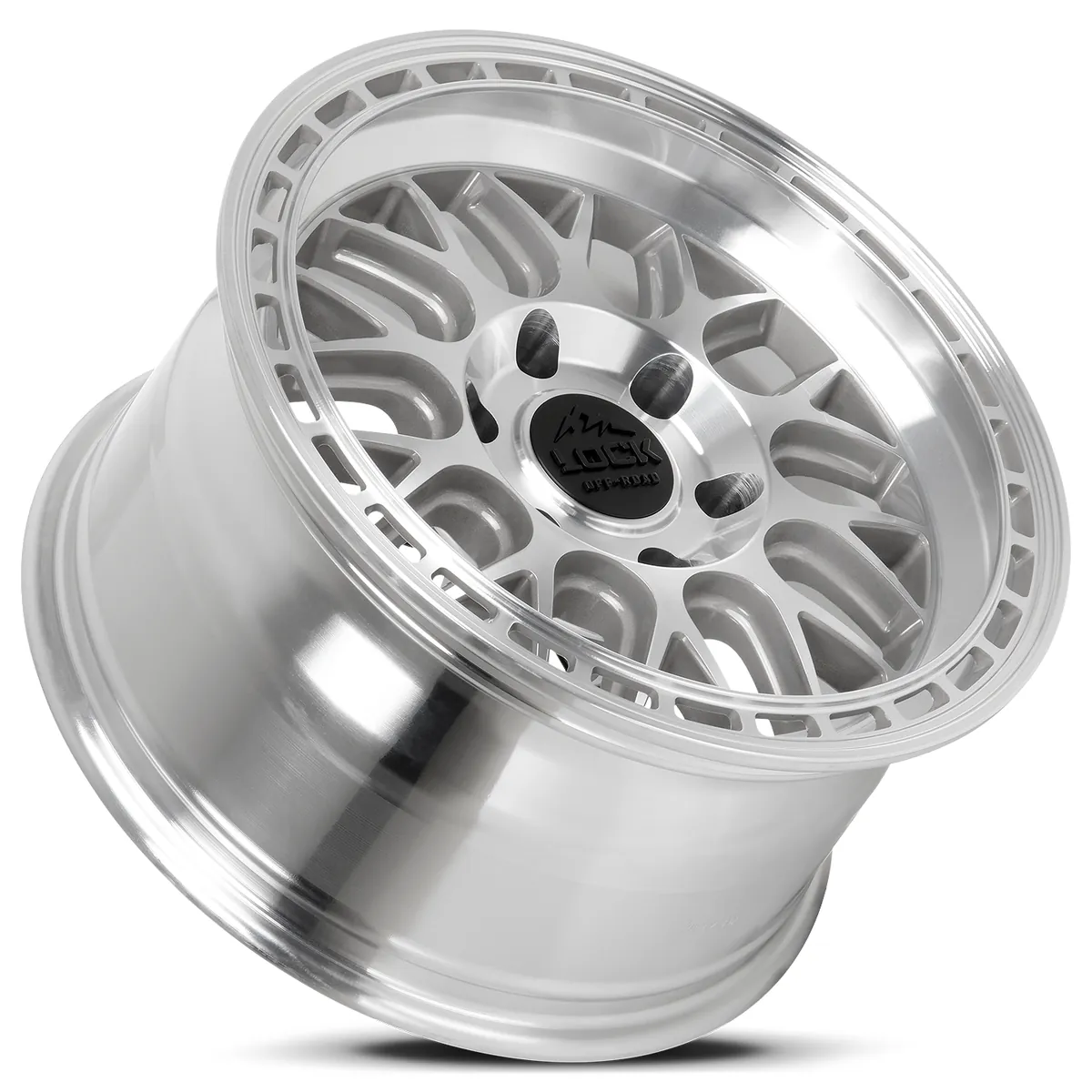 17 Inch Machined With Clear Coat 6 Lug Rims ONYX-7969MC12N