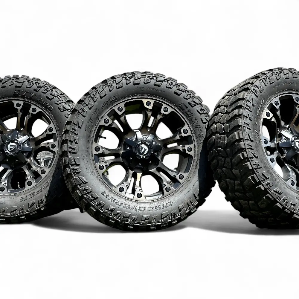 Fuel + Cooper Fuel D569 Vapor Bronze 20x9.0 Wheels 8x180 Rims with Cooper Discoverer STT PRO 35x12.50R20 Tires Wheel & Tire Package - View 2