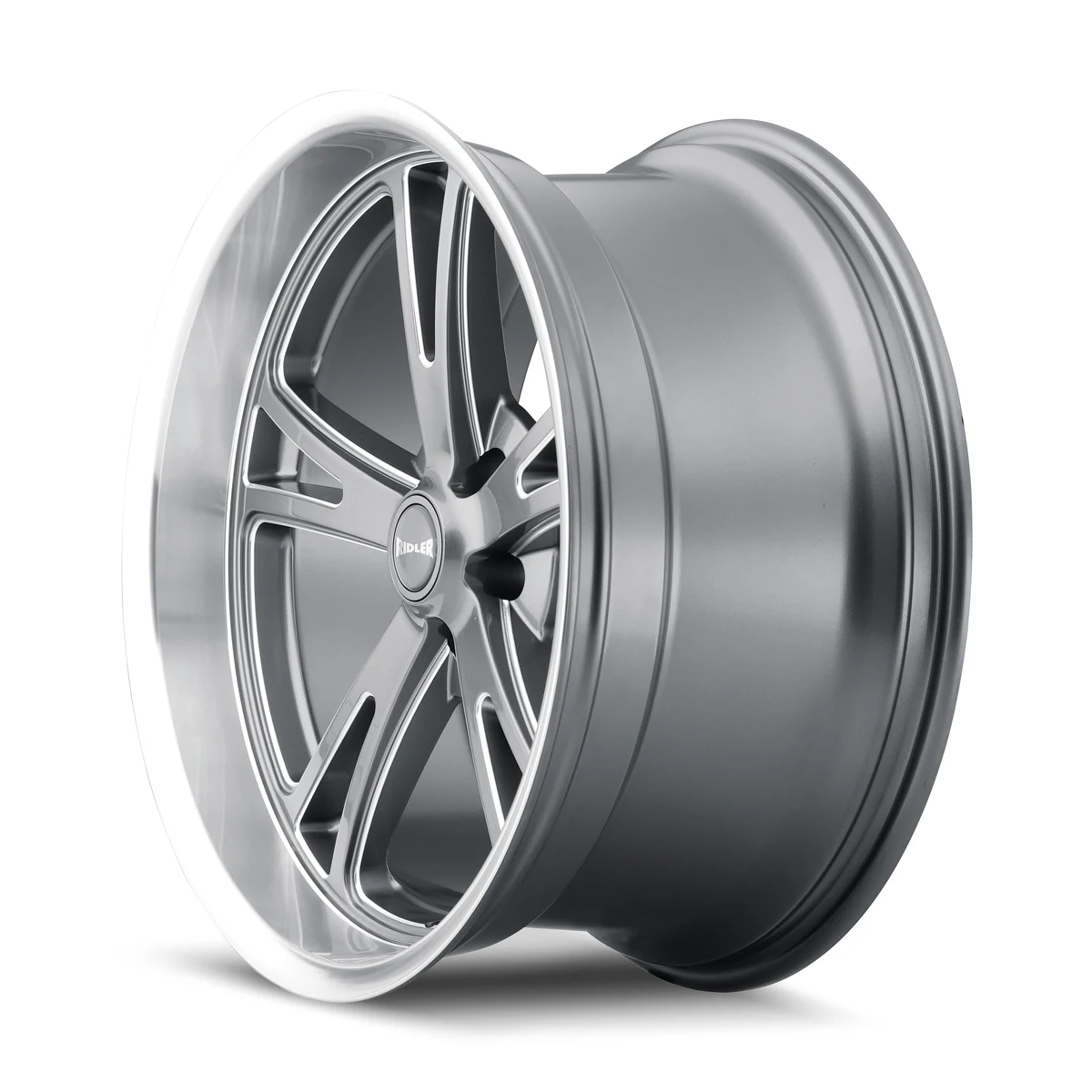 606 Gloss Grey Machined Rims for Honda Civic, Honda Accord, Toyota Camry