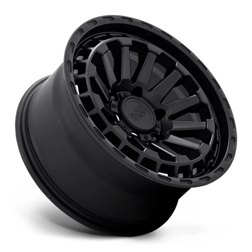 RAID MATTE BLACK Rims for Jeep Wrangler, Jeep Grand Cherokee, Jeep Gladiator