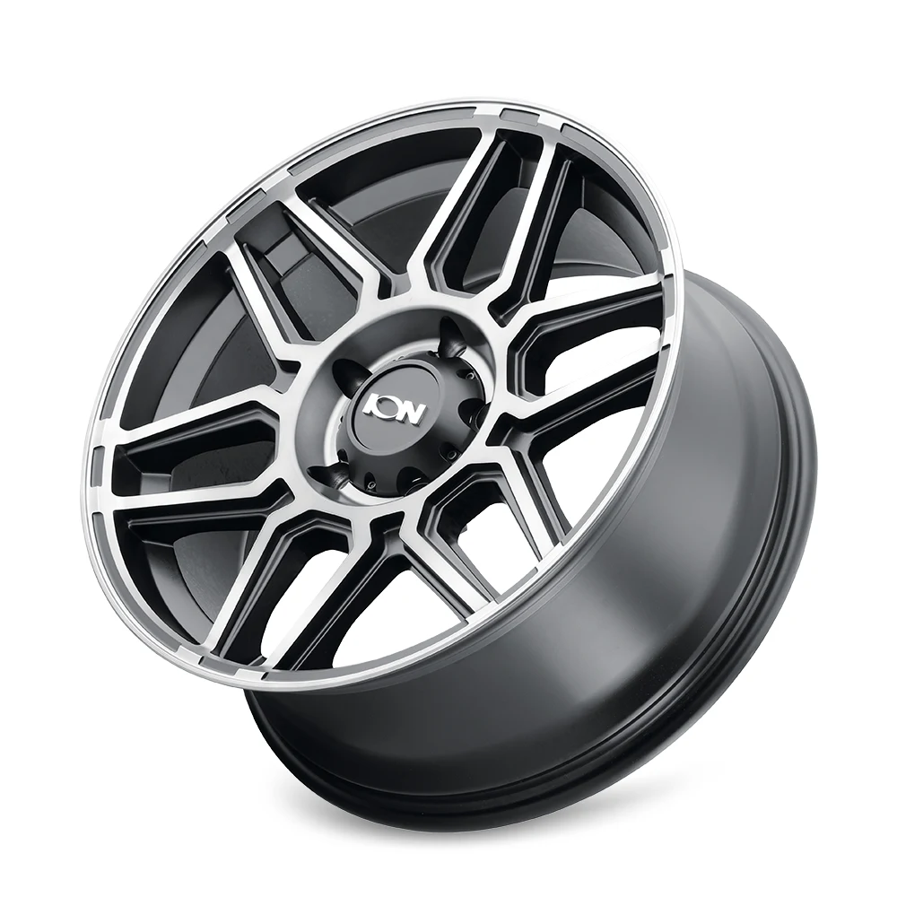 17 Inch Matte Black Machined With Dark 8 Lug Ford Rims 146-7970TM