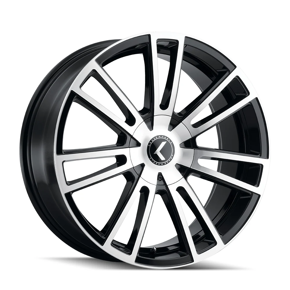 Kraze Spectra Gloss Black Machined Wheel