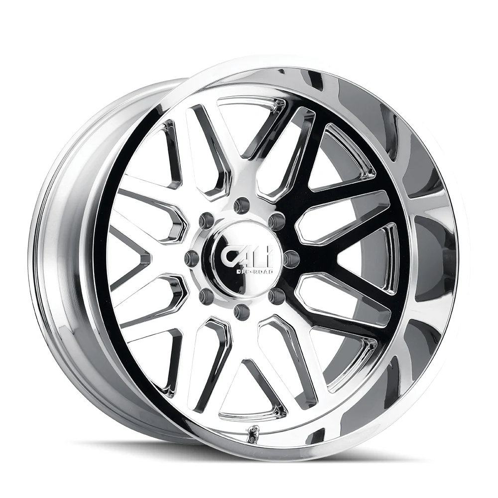 22x12 Invader Chrome Wheels 6x139.7 Bolt Pattern ET-51 22x12 Invader Chrome Wheels 6x139.7 Bolt Pattern ET-51