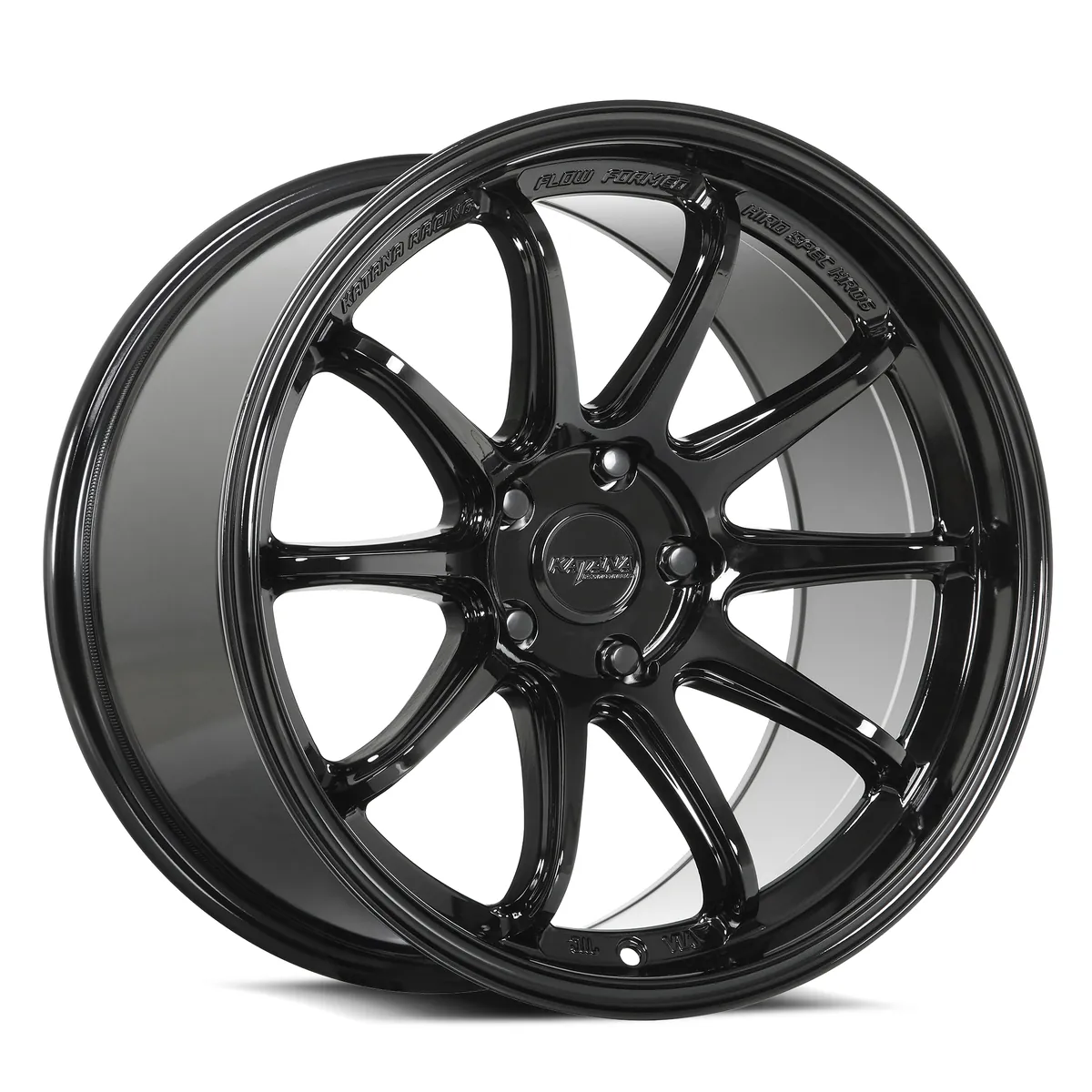 Hr06 Gloss Black Rims 18x8.5 5x120 ET35