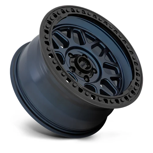 KM549 GRS MIDNIGHT BLUE W/ G-BLACK LIP Rims for Toyota Tacoma, Toyota 4Runner, Chevy Silverado