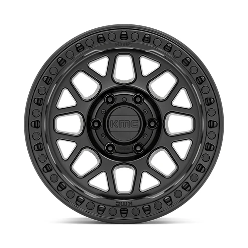 17 Inch SATIN BLACK 6 Lug Rims KM54979068718