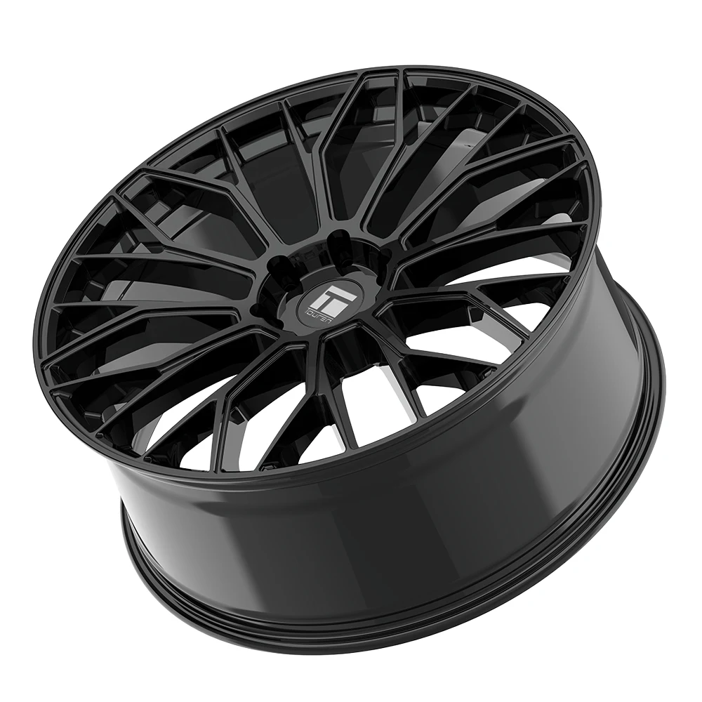 Tr08 Gloss Black Rims 20x9 6x120 ET35