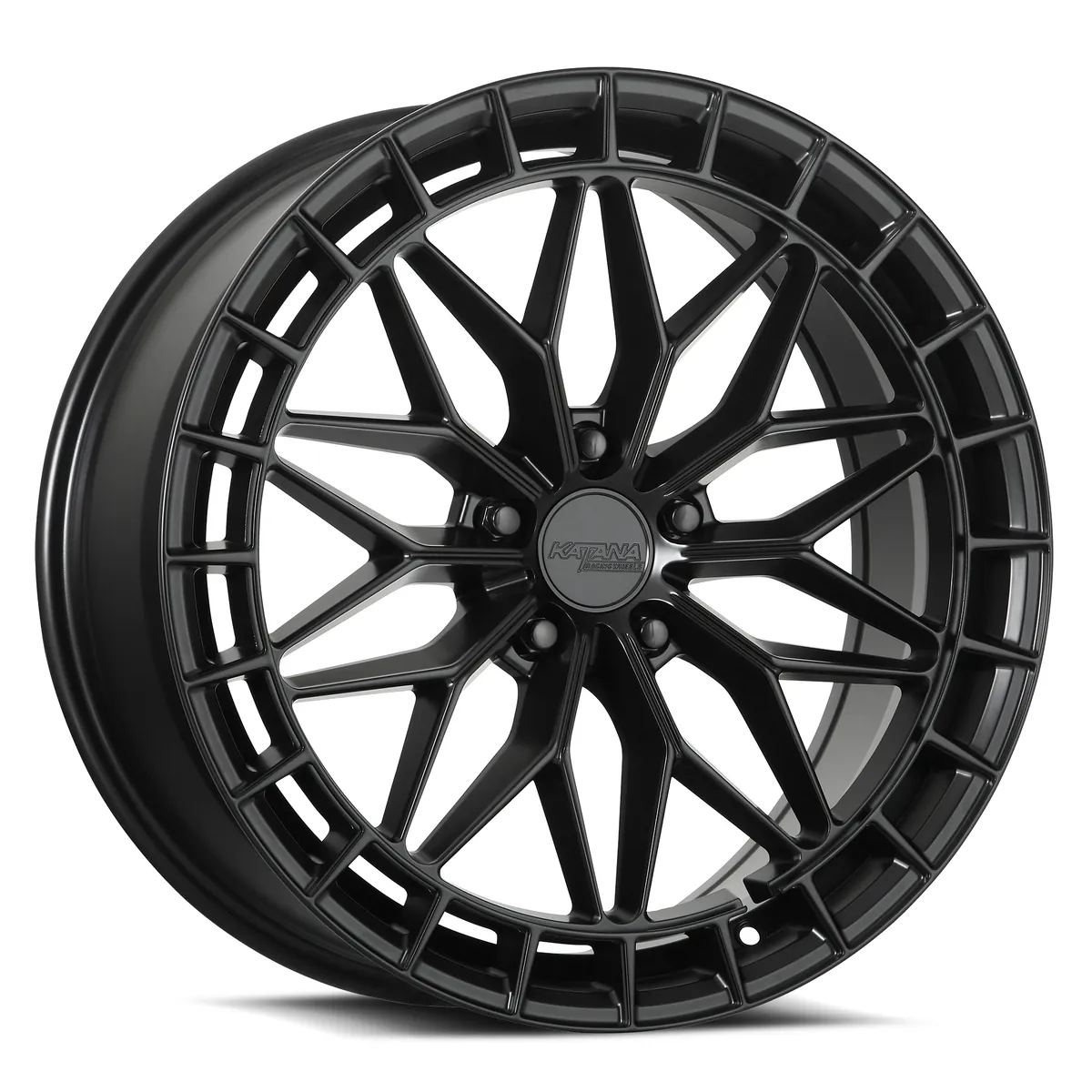 Kr12 Matte Black Rims for Honda Civic, Honda Accord, Toyota Camry