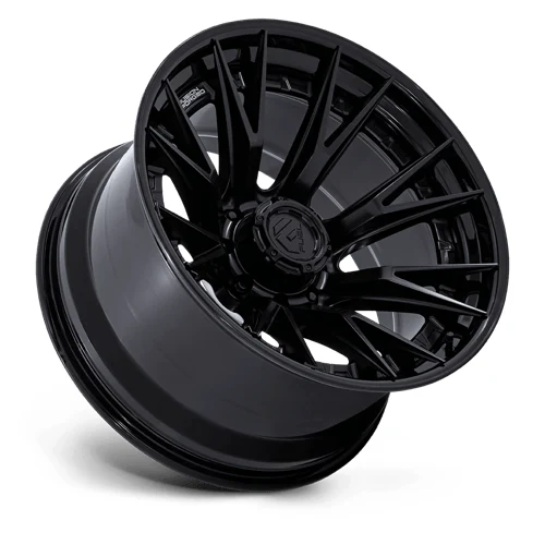 FC402 CATALYST MATTE BLACK W/ GLOSS BLACK LIP Rims for Ford F250, Ford F350, Ford Excursion