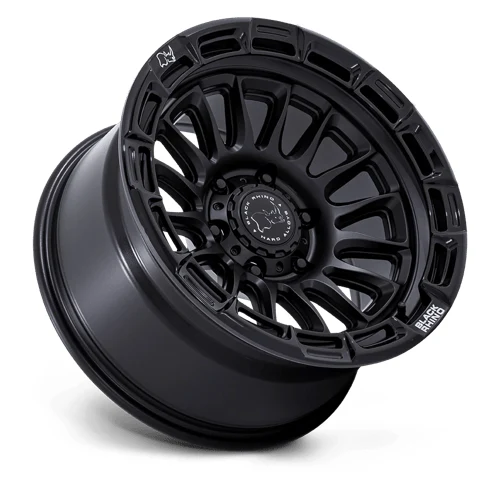 BR025 RIVAL MATTE BLACK W/ GLOSS BLK-LP Rims for Ford F150, Ford Expedition, Ford Raptor