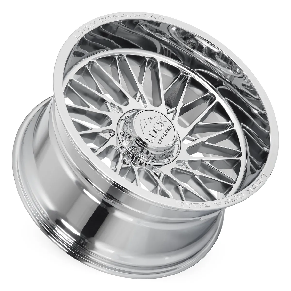 22 Inch Lock Extreme Chrome 6X1356X1397 Rims BANDIT-22236C