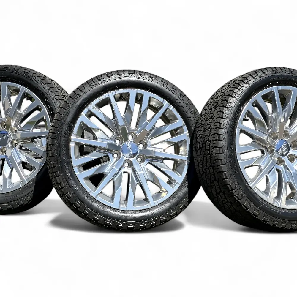 GMC + BFGoodrich GMC 18 Spoke Polished 22x9.0 Wheels 6x139.7 Rims with BFGoodrich Trail-Terrain T/A 285/45R22 Tires Wheel & Tire Package - View 6
