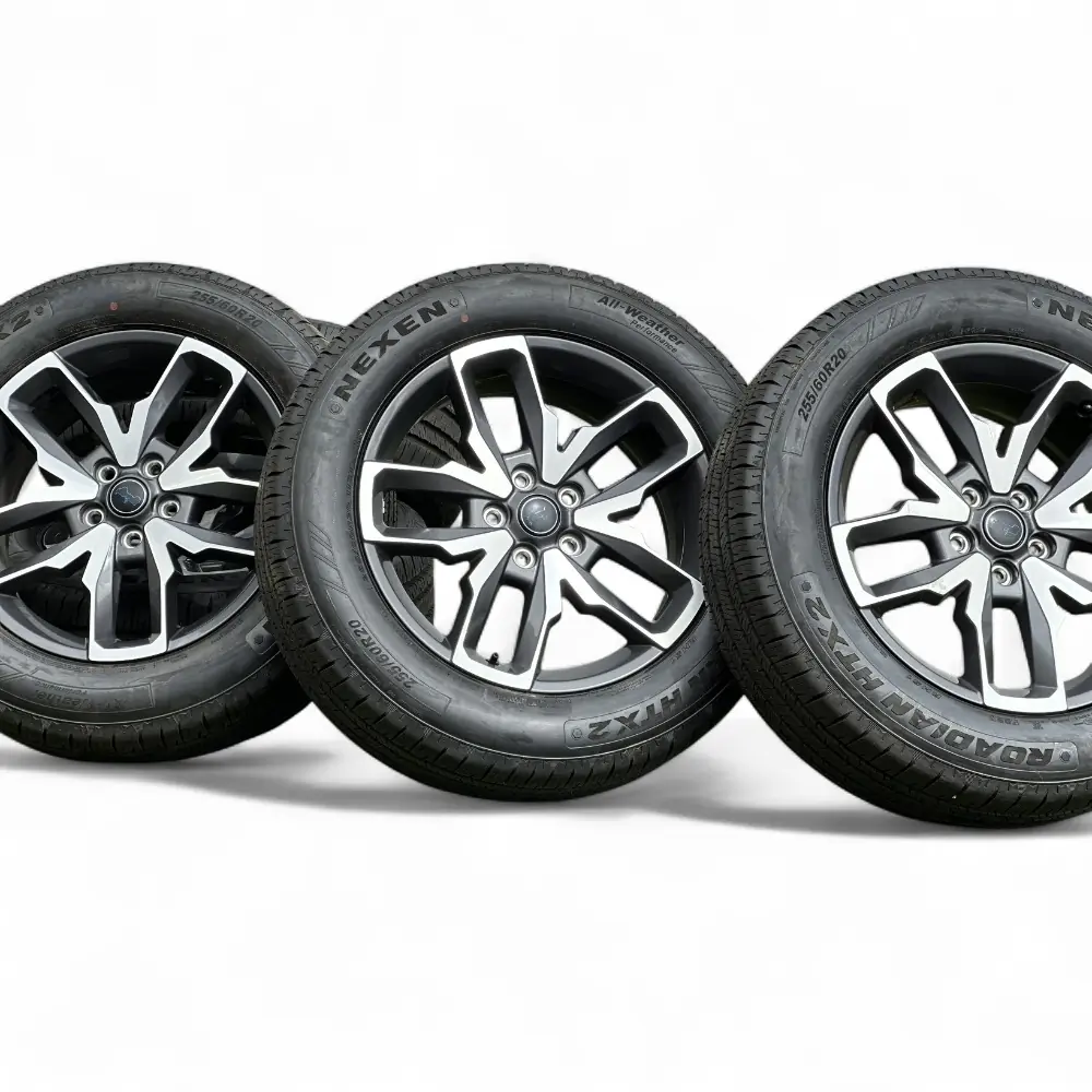 Jeep + Nexen Jeep 10 Spoke Charcoal Machined 20x8.0 Wheels 5x127 Rims with Nexen Roadian HTX 2 255/60R20 Tires Wheel & Tire Package - View 5