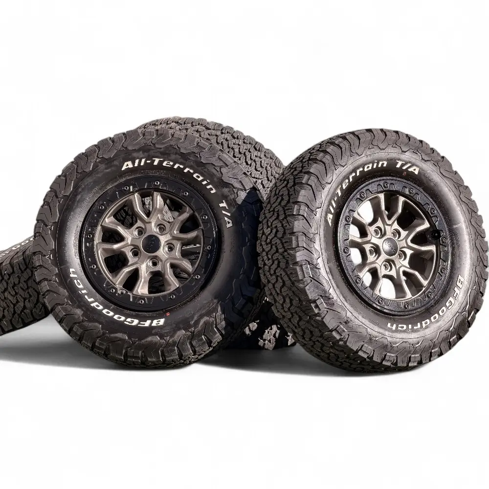 Jeep + BFGoodrich Jeep 5 Y-Spoke Powder Coat Bronze 17x7.5 Wheels 5x127 Rims with BFGoodrich All-Terrain T/A KO2 285/70R17 Tires Wheel & Tire Package - View 4