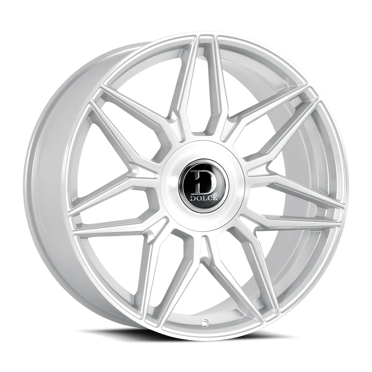Verona Gloss Silver Brush Face Rims 22x9.5 None ET35