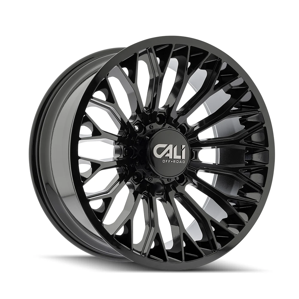 20x10 Evoke Gloss Black Wheels 8x165.1 Bolt Pattern ET-19 20x10 Evoke Gloss Black Wheels 8x165.1 Bolt Pattern ET-19