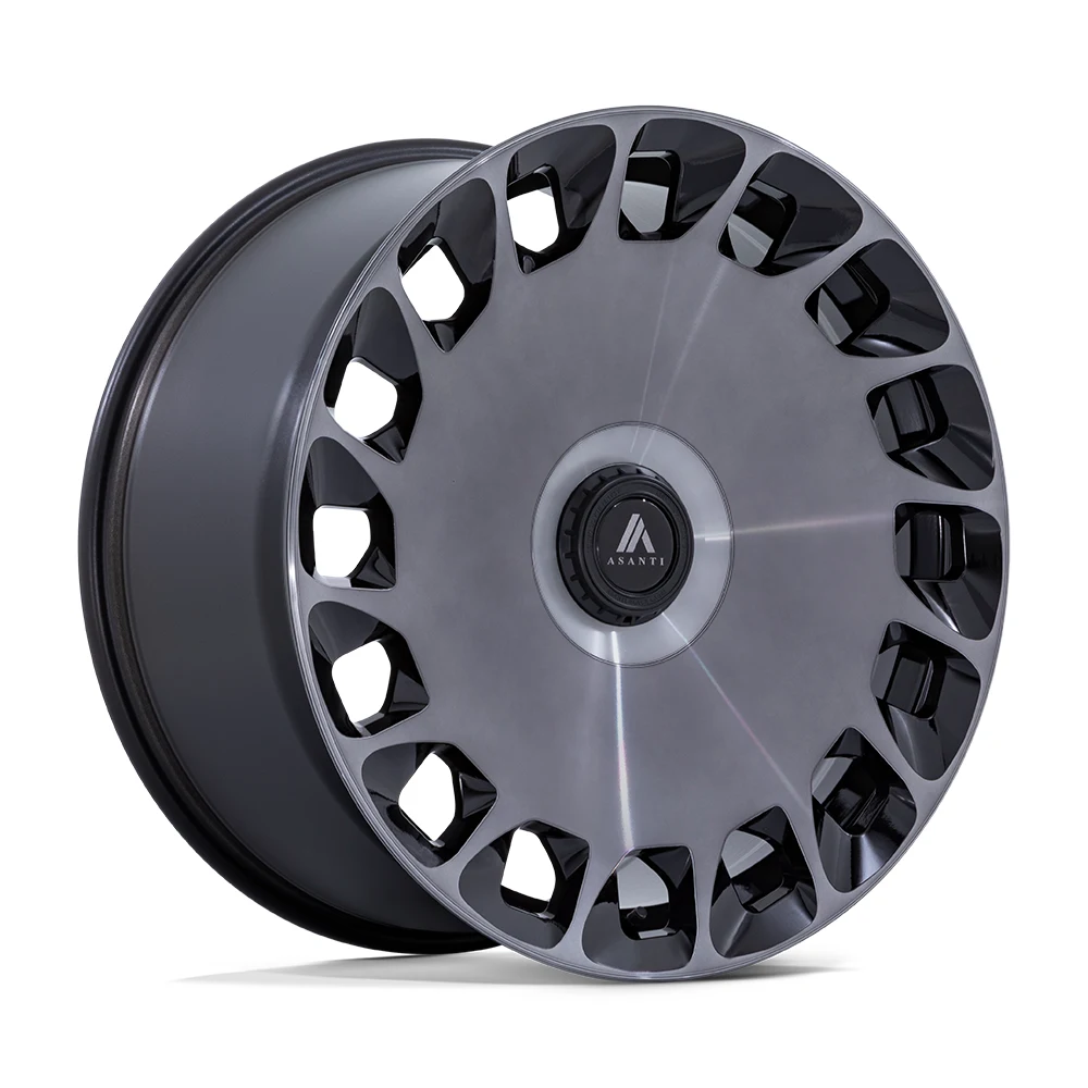 Asanti Black AB045 ARISTOCRAT GLOSS BLACK MACHINED FC W/ DDT Wheel