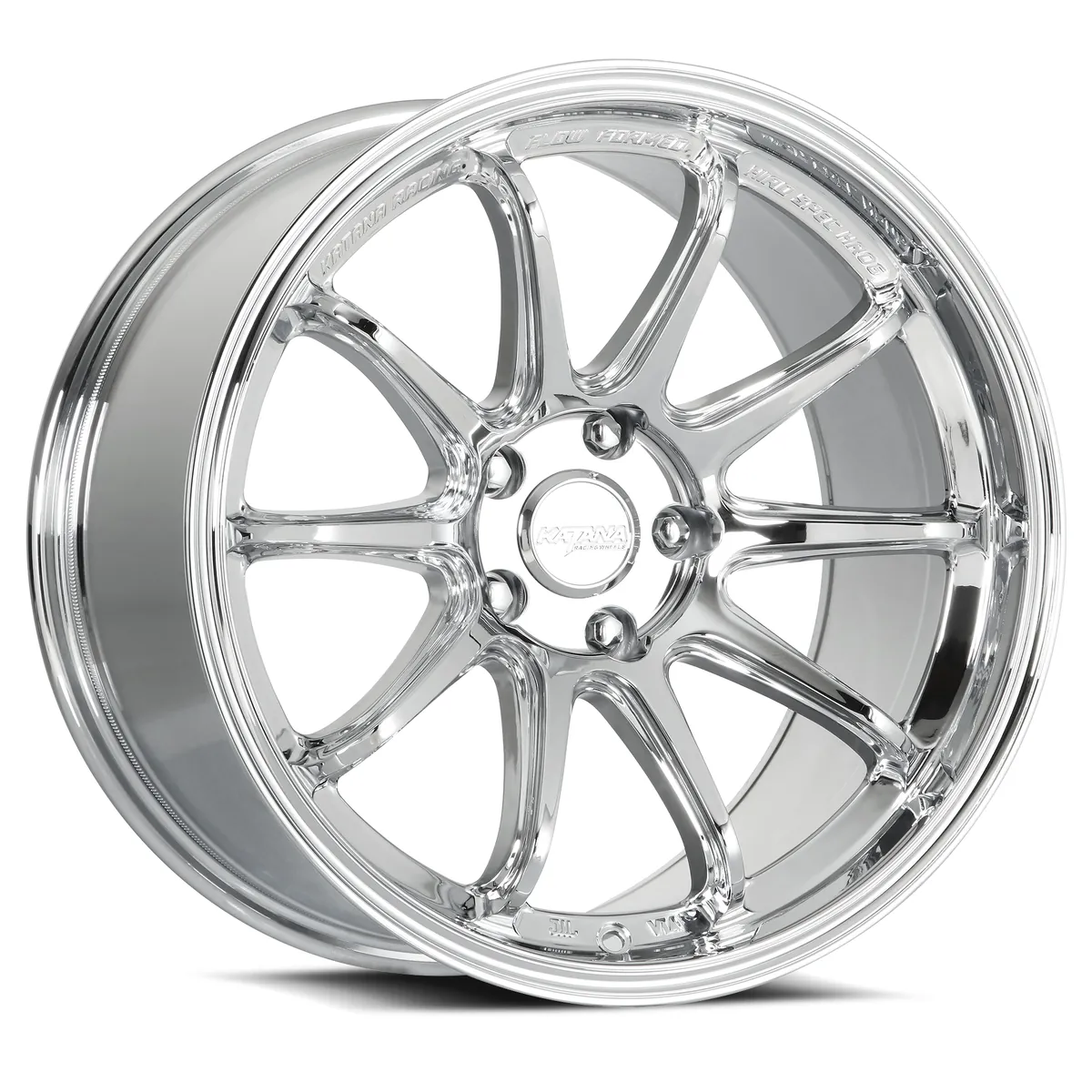 Hr06 Chrome Rims 18x9.5 5x120 ET22