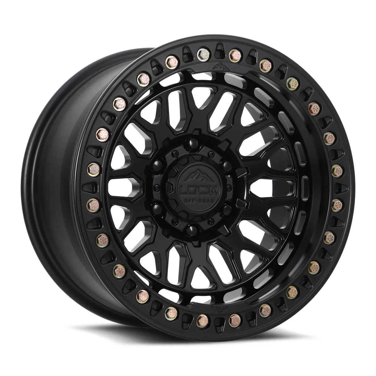 Invader Forged Beadlock Matte Black Forged Rims 17x9 None ET-12