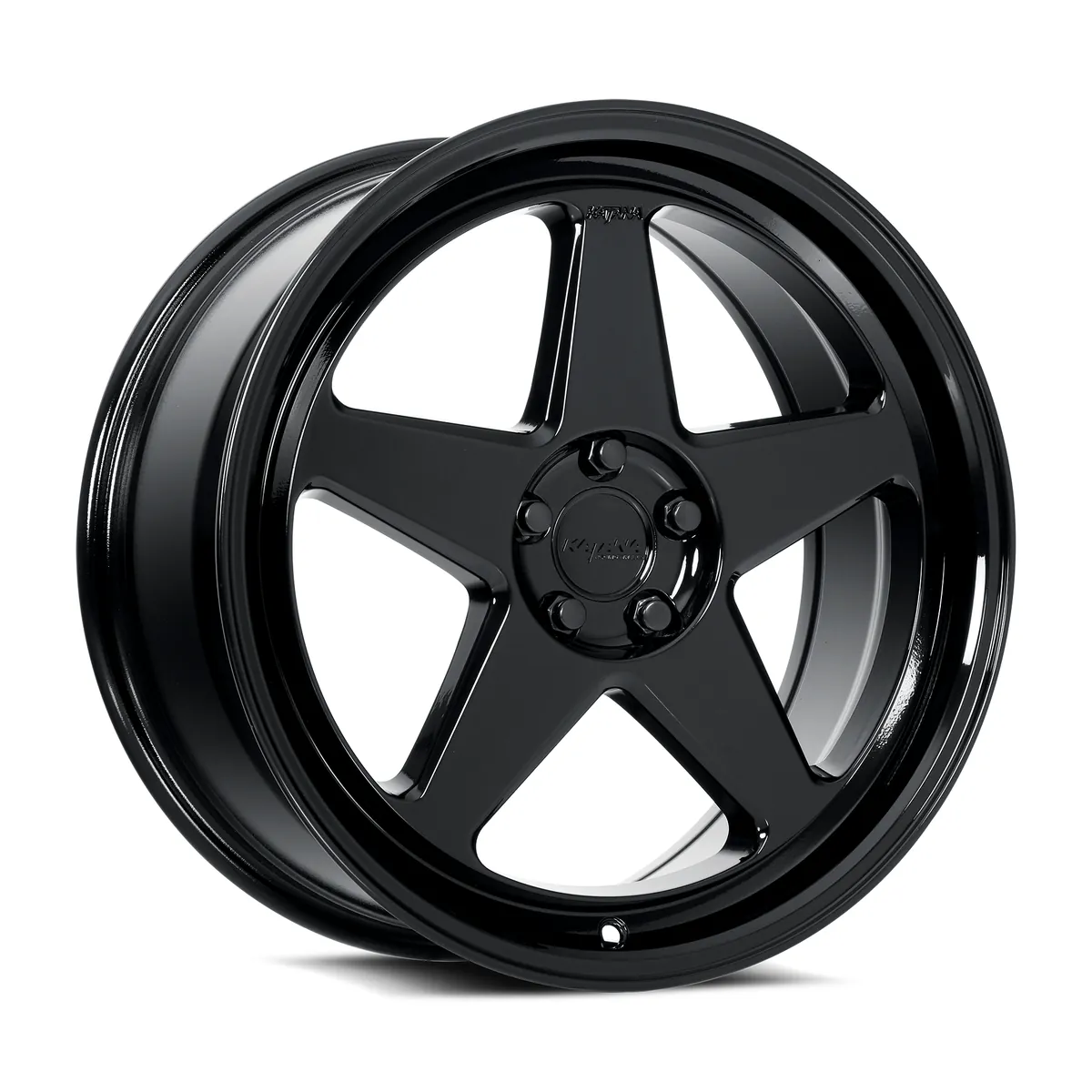Kr03 Gloss Black Rims for Honda Civic, Honda Accord, Toyota Camry