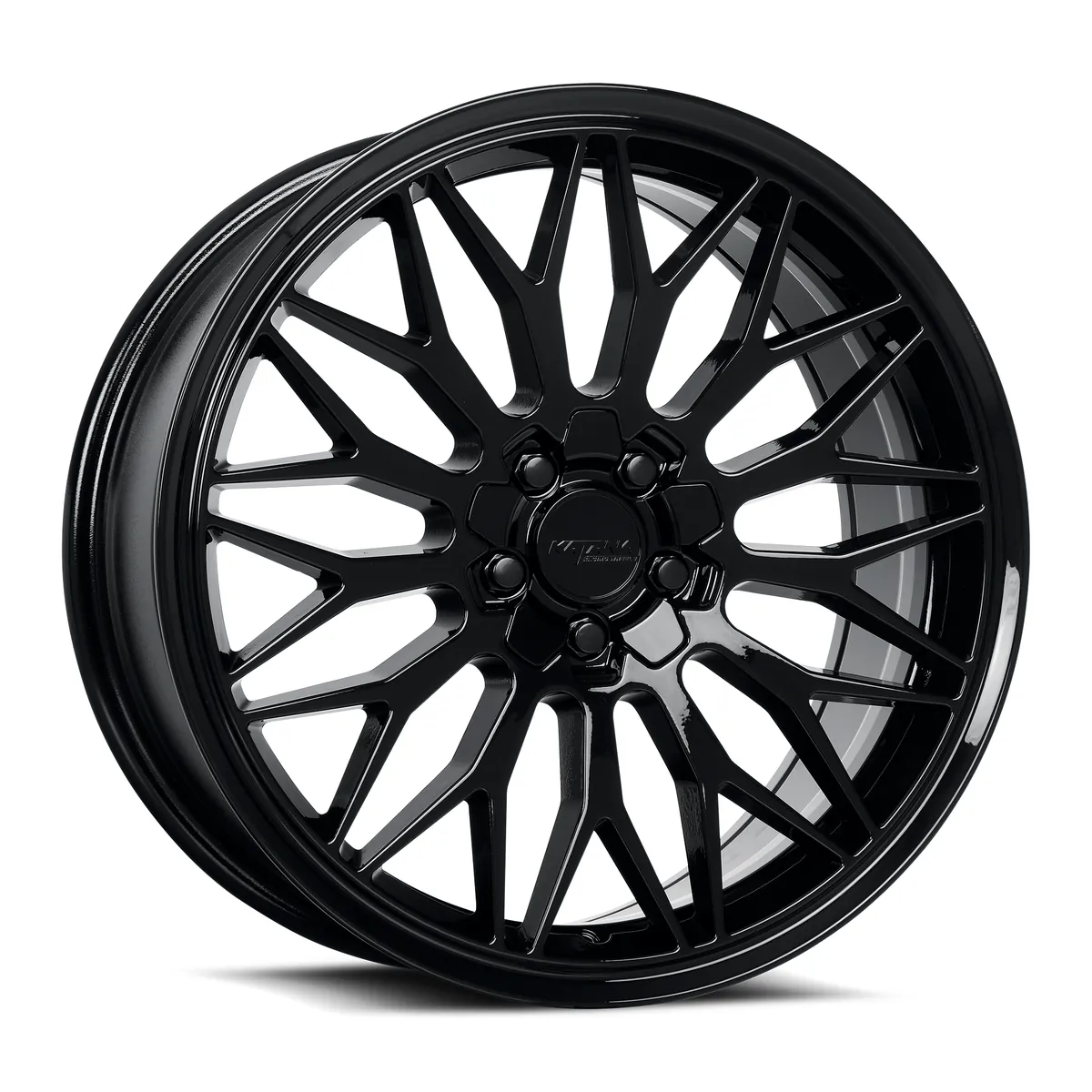 Kr05 Gloss Black Rims 17x7.5 5X100/5X114.3 ET40