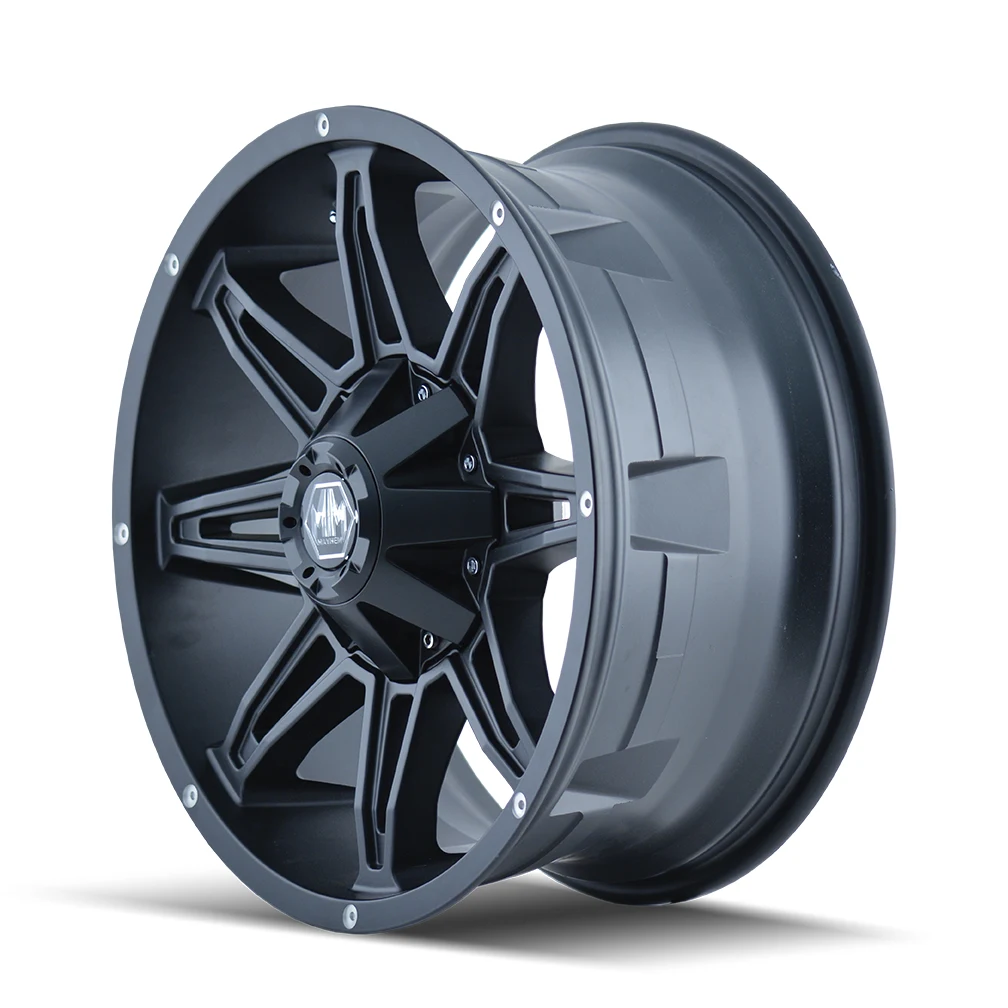 Rampage Matte Black Rims for Toyota Tundra, Toyota Sequoia, Lexus Lx570