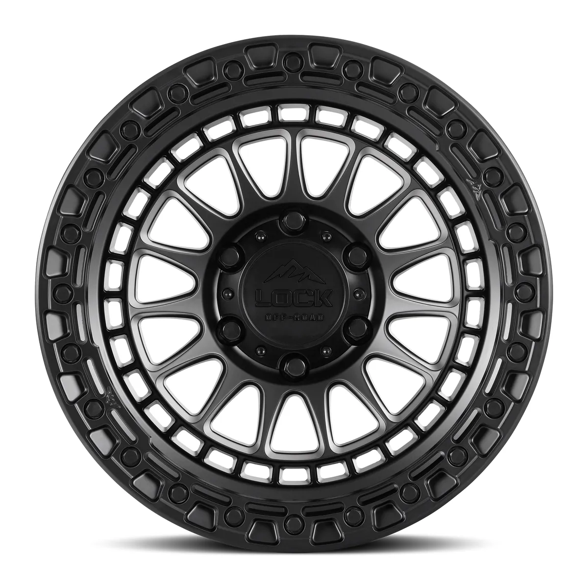 Lock Off-Road Mojave Matte Black With Matte Black Ring Wheel