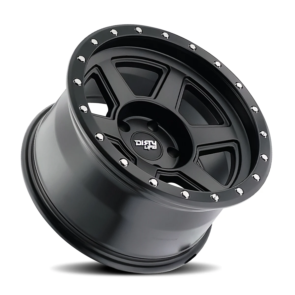 Compound Matte Black Rims for Jeep Wrangler, Jeep Grand Cherokee, Jeep Gladiator
