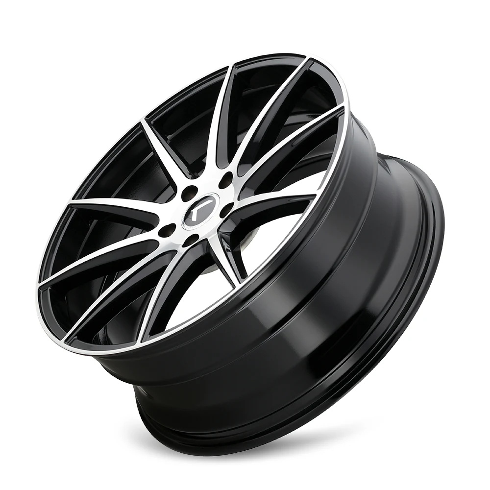 17 Inch Gloss Black Machined 5 Lug Rims KR194-7865BM38