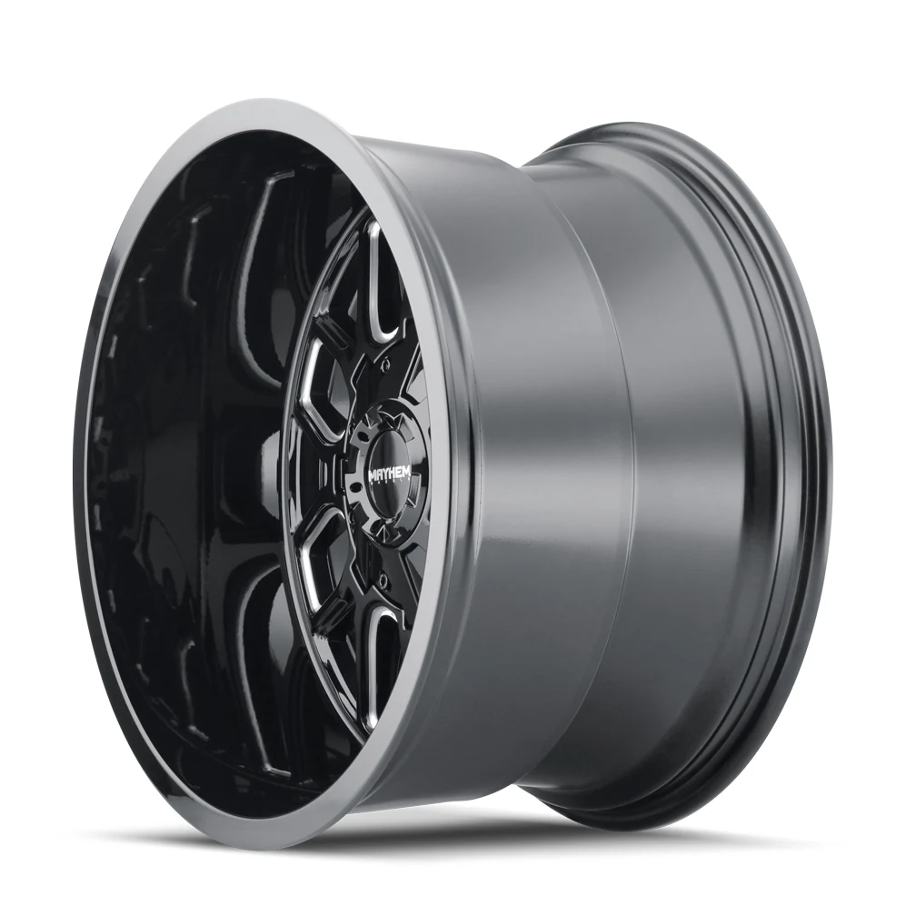 Cogent Gloss Black Milled Rims for Jeep Wrangler, Jeep Grand Cherokee, Jeep Gladiator