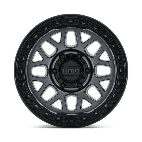 18 Inch GLOSS GUNMETAL W/ GLOSS BLACK 6 Lug Rims KM54989068318