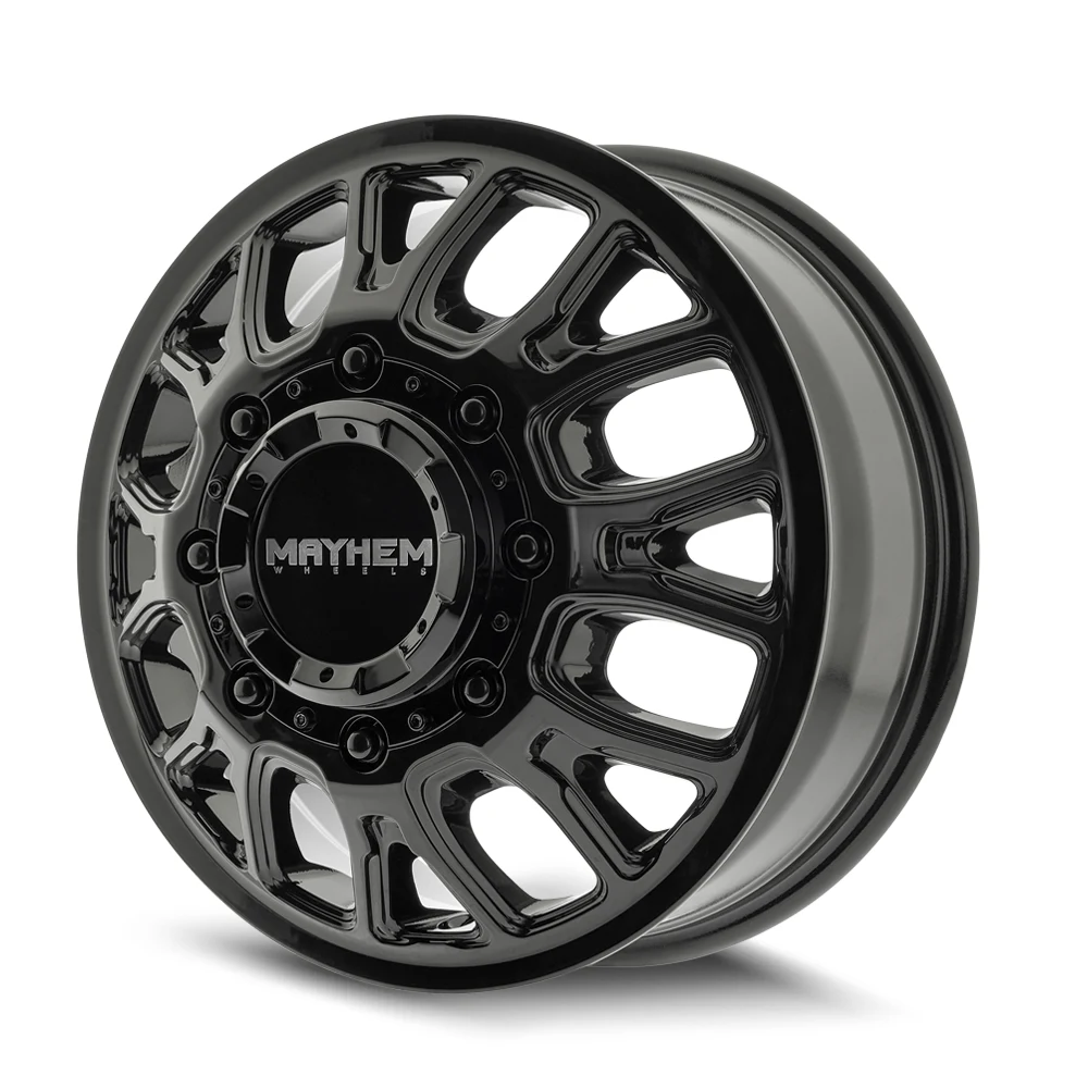 Mayhem Cogent Dually Gloss Black 20 Inch Wheels