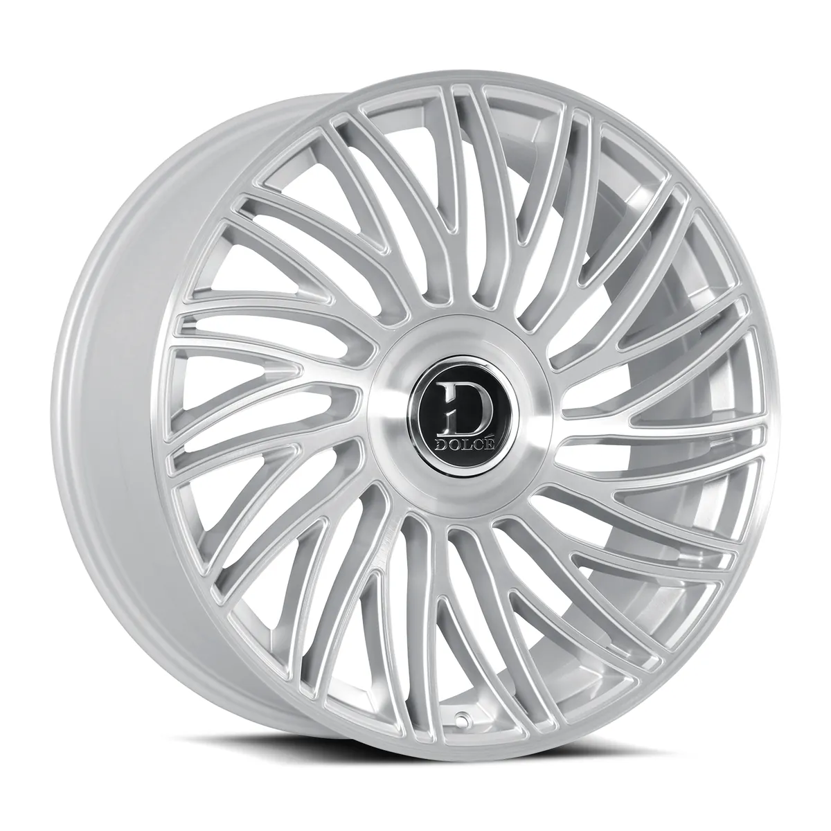 Sesto Gloss Silver Brush Face Rims 22x9.5 None ET18