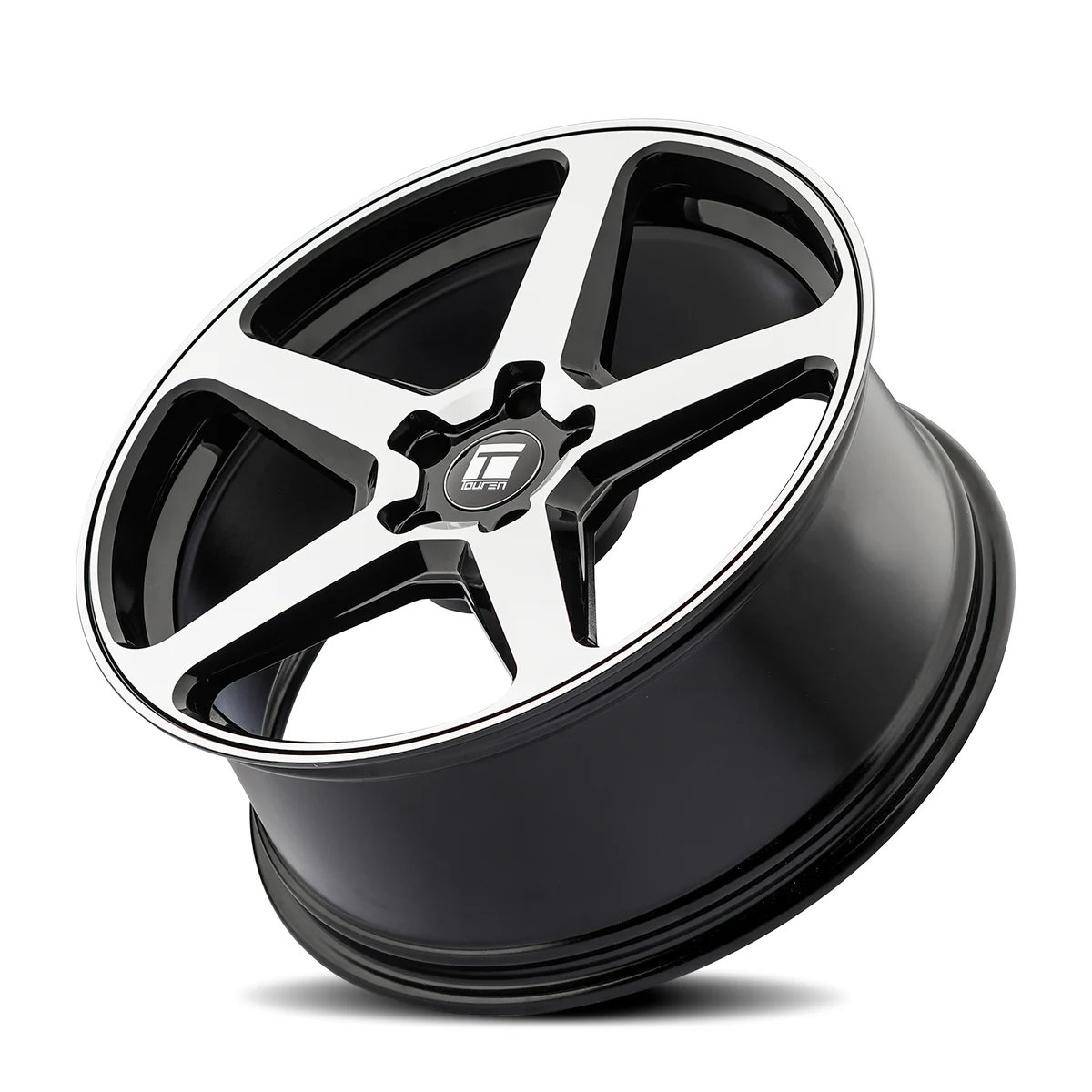 Tf96 Gloss Black Machined Rims 20x9 5x112 ET35