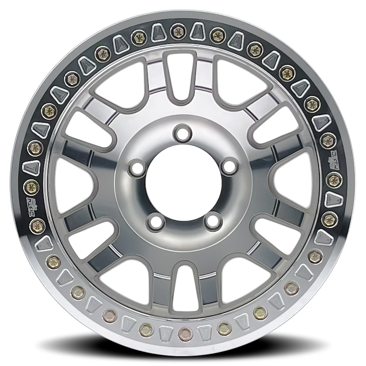 17 Inch Machined 6 Lug Rims 9314-7983M12