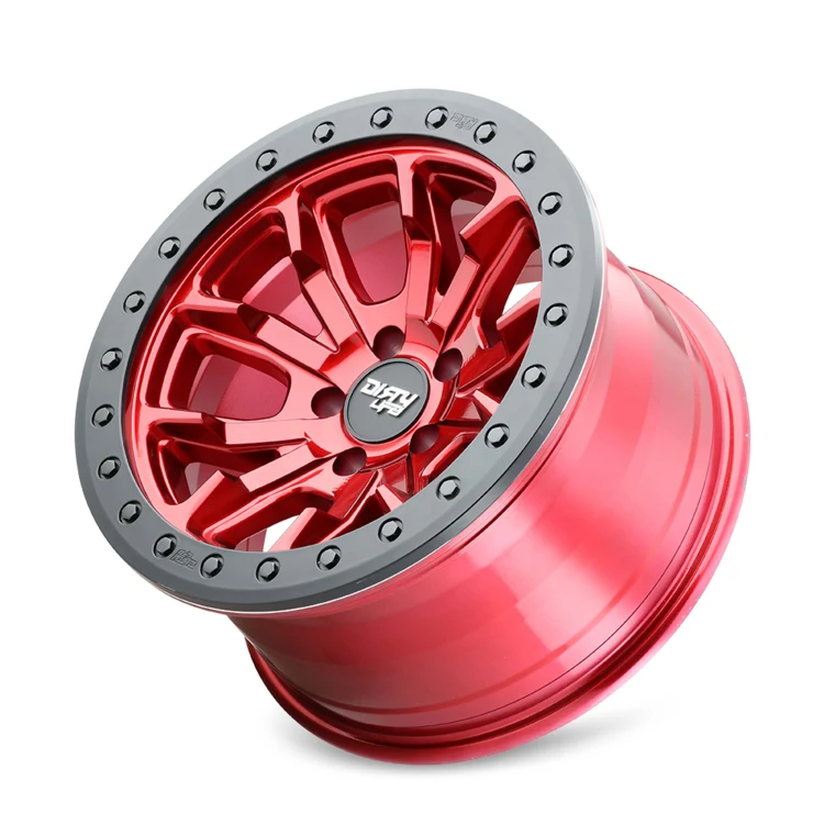 17 Inch Crimson Candy Red 5 Lug Jeep Rims 9303-7973R38