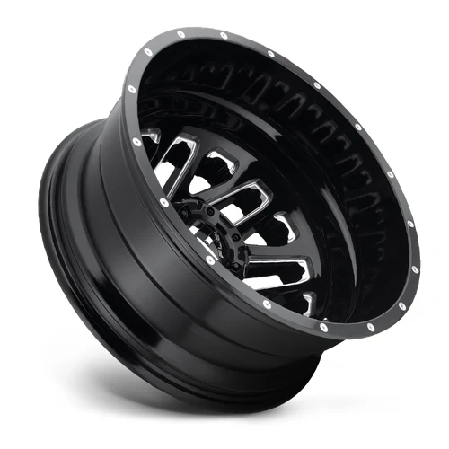 D581 TRITON GLOSS BLACK MILLED Rims 20x8.3 8x210 ET-221