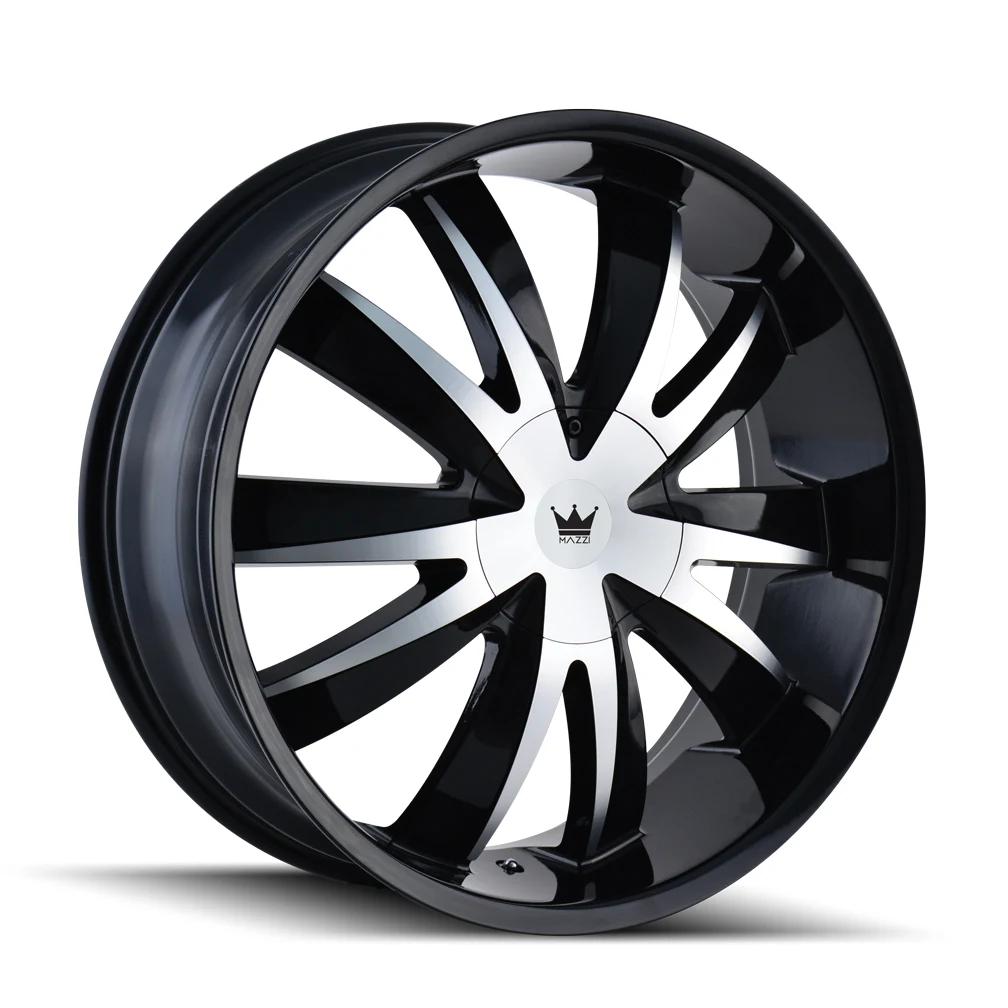 22x8.5 Edge Gloss Black Machined Wheels 5x112 Bolt Pattern ET35 22x8.5 Edge Gloss Black Machined Wheels 5x112 Bolt Pattern ET35