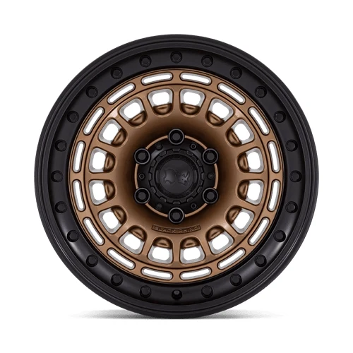 17 Inch MATTE BRONZE W GLOSS BLACK LIP 5 Lug Jeep Rims BR014ZB17905000