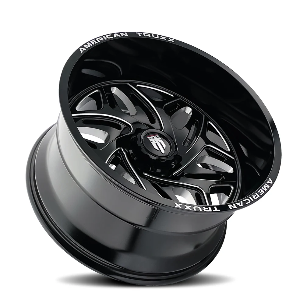 Euphoria Gloss Black Milled Rims for Jeep Wrangler, Jeep Grand Cherokee, Jeep Gladiator